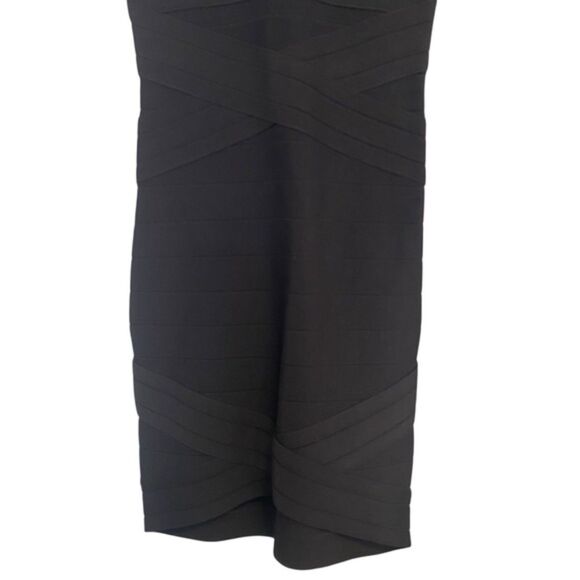 Bebe Bodycon Strappy Bandage Sexy Sleeveless V-neck Mini Dress Size Extra Small - Picture 10 of 16